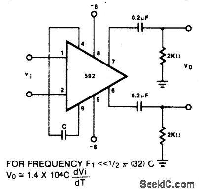 DIFFERENTIATOR_WITH_HIGH_COMMON_MODE_NOISE_REJECTION_