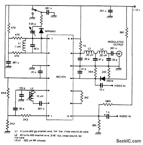 TV_MODULATOR_USING_A_MOTOROLA_MC1374
