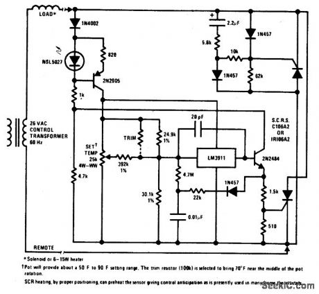 TWO_WIRE_REMOTE_AC_ELECTRONIC_THERMOSTAT（GAS_OR_OIL_FURNACE_CONTROL）