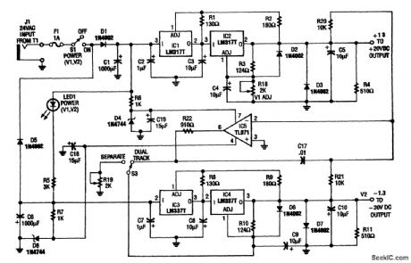 TRACKING_DOUBLE_OUTPUT_BIPOLAR_SUPPLY
