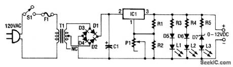 0_TO_12_V，_1_A_VARIABLE_POWER_SUPPLY