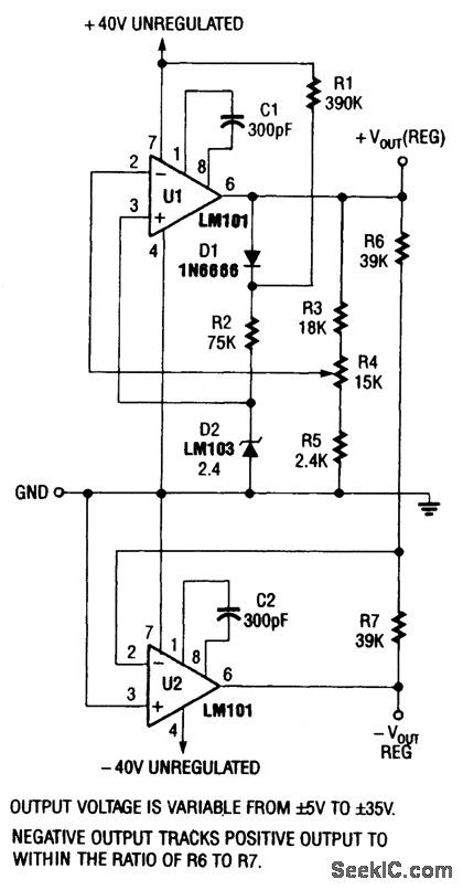 ±5_TO±35_V_TRACKING_POWER_SUPPLY