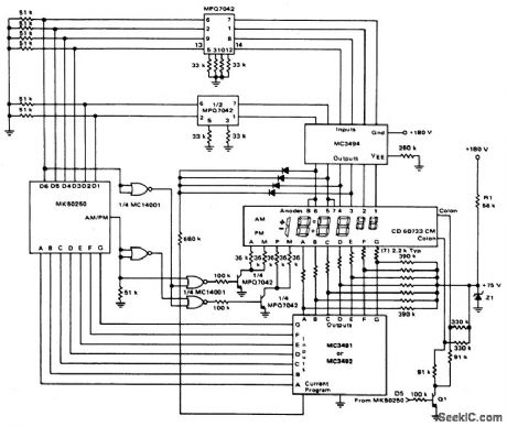 12_HOUR_CLOCK_WITH_GAS_DISCHARGE_DISPLAYS