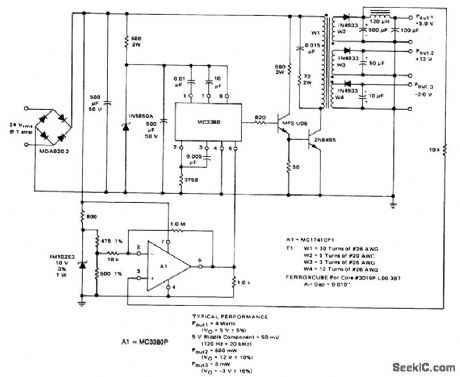 MULTIPLE_OUTPUT_SWITCHING_REGULATOR_FOR_USE_WITH_MPUs