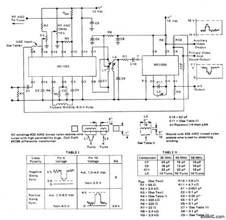 TELEVISION_IF_AMPLIFIER_AND_DETECTOR_USING_AN_MC1330_AND_AN_MC1352