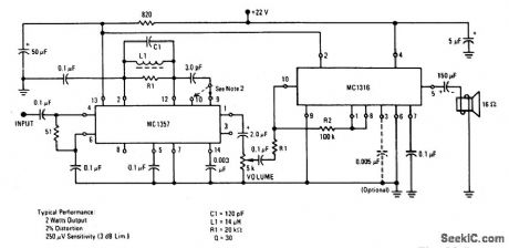 TV_SOUND_IF_OR_FM_IF_AMPLIFIER_WITH_QUADRATURE_DETECTOR
