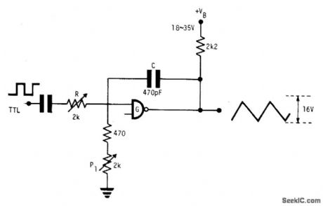 TTL_SQUARE_WAVE_TO_TRIANGLE_CONVERTER