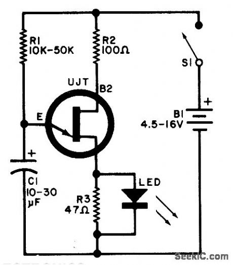 LED_FLASHER_USES_UJT