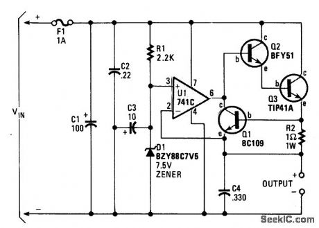 12－V_AUTO_POWERED_CIRCUIT_FOR_CASSETTE_RECORDERS