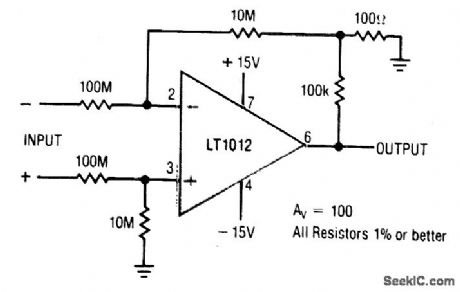 INSTRUMENTATION_AMPLIFIER_WITH_±100_VOLT_COMMON_MODE_RANGE