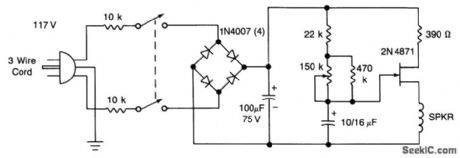 AC_LINE_OPERATED_UNIJUNCTION_METRONOME