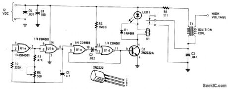 ELECTRIC FENCE: ELECTRIC FENCE CHARGER SCHEMATIC