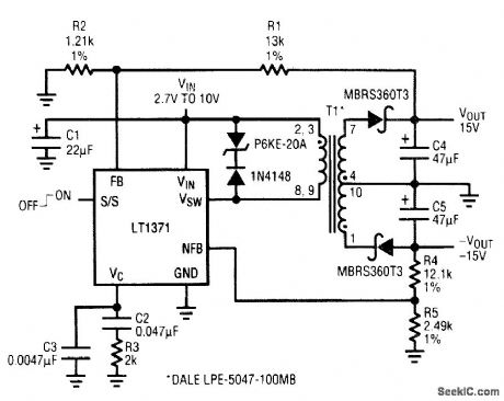 DUAL_OUTPUT_500_kHz±15_V_DC_TO_DC_CONVERTER