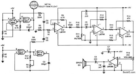 ONE_CHIP_THEREMIN_CIRCUIT