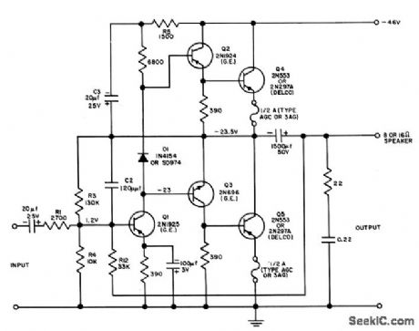 10_W_DIRECT_COUPLED_POWER_AMPLIFIER