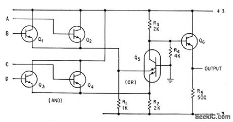 MULTIEMITTER_TRANSISTOR_ALTERNATES_BETWEEN_AND_OR_LOGIC