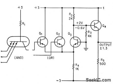 MULTIEMITTER_TRANSISTOR_AND_OR_LOGIC