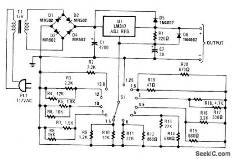 SWITCH_SELECTED_FIXED_VOLTAGE_POWER_SUPPLY