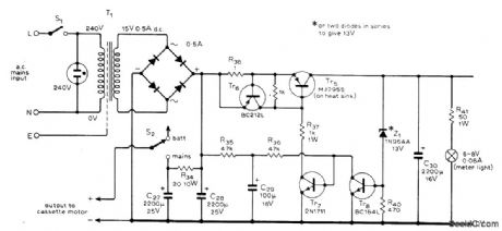 14_V_AT_250mA_FOR_CASSETTE_DECK