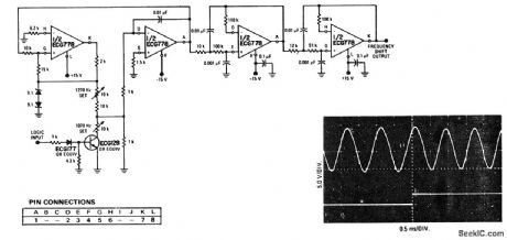 Frequency_shift_keyer_tone_generator_using_two_8_pin_DIPs_and_one_transistor
