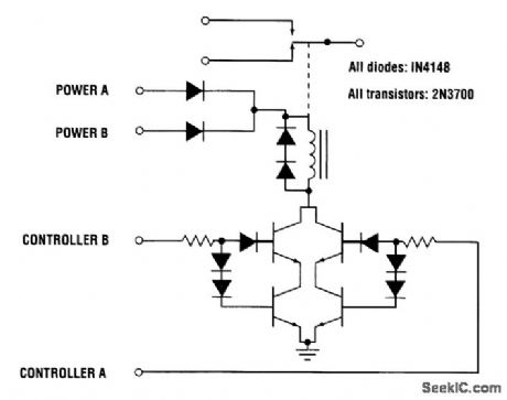 Circuit diagram of a fault-tolerant relay driver