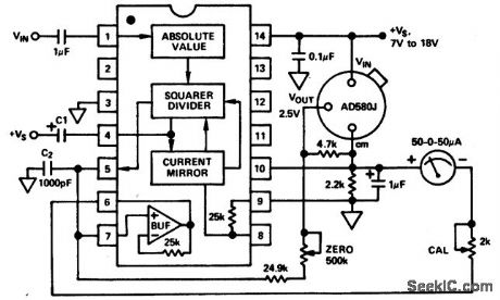 Decibel_measurement_circuit_using_an_AD536_true_RMS_to_DC_convener_chip_with_power_output_to_a_linear_meter_display