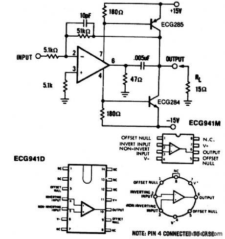 High_slew_rate_Power_amplifier_using_an_ECG941_941D_941M_operational_amplifier_