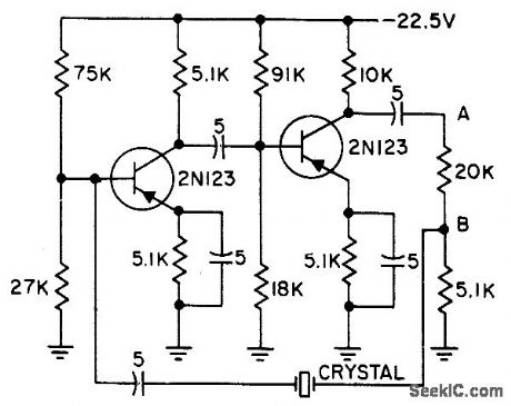 TWO_STAGE_VARIABLE_FREQUENCY_CRYSTAL_OSCILLATOR