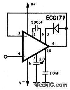 Voltage_follower_using_an_ECG915_operational_amplifier