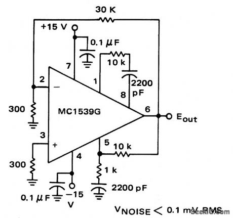 Differential_amplifier_with_low_noise_output_using_an_MC1539_op_amp_
