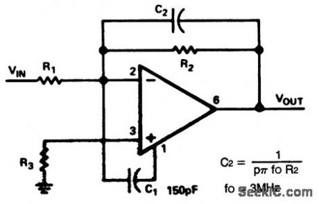 Feedforward_frequency_compensation_circuit_using_an_AD101A_201A_301A_op_amp