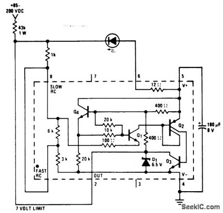 Safe_high_voltage_flasher_using_an_LM3909