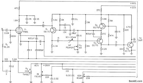 NUVISTOR_TRANSISTOR_CASCODED_TV_CAMERA_PREAMP