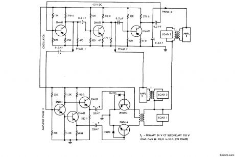 20_watt_3_phase_inverter_with_12_volt_DC_input_and_115_volt_400_hertz_AC_output