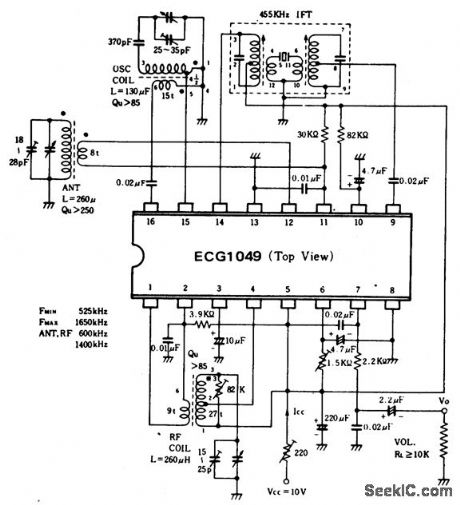 AM_broadcast_tuner_with_BF_amplifier