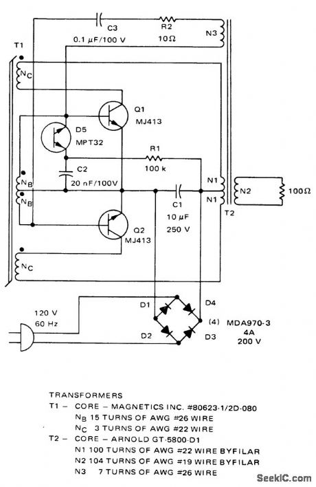 Line_operated_15_kHz_inverter_with_120_volt_output