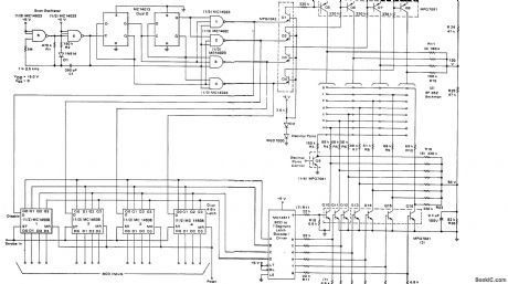 4_digit_CMOS_gas_discharge_display_