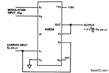 Linear_amplitude_modulator_circuit_using_an_AD534_multiplier_divider_chip