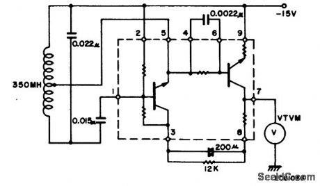 Electronic_organ_master_oscillator_using_an_ECG1026_thin_film_hybrid_module