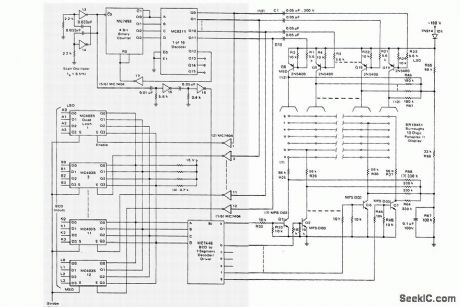 12_digit_TTL_multiplexed_planar_gas_discharge_display