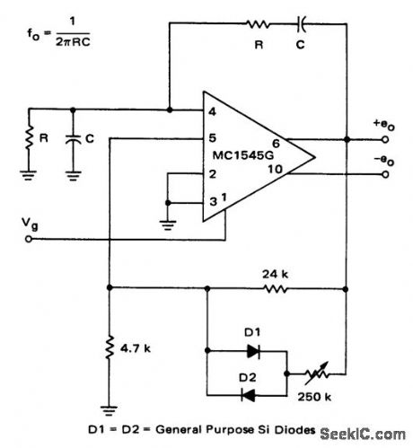 Gated_oscillator_using_an_MC1545G_video_amplifier_chip
