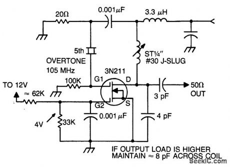 105_MHz_crystal_oscillator_operating_at_the_fifth_overtone