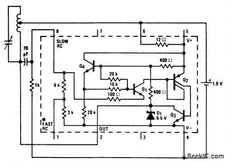 800_kHz_experimental_BF_oscillator_using_an_LM3909_chip