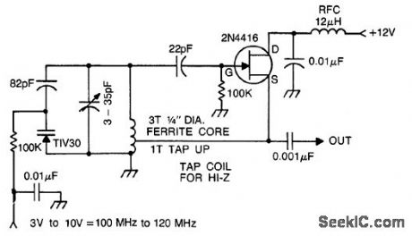 Voltage_controlled_oscillator_for_FM_operation_using_a_2N4416