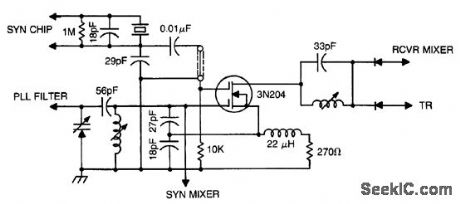 VCO_and_mixer_for_CB_operation_using_a_single_3N204_dual_gate_MOSFET
