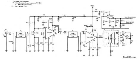 FM_IF_amplifier_using_two_MC1355_chips