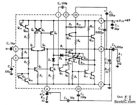 1_watt_OTL_audio_power_amplifier_using_an_ECG1032