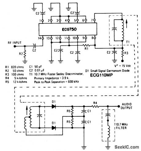 FM_limiting_amplifier_and_Foster_Seeley_discriminator_designed_for_a_107_MHz_IF