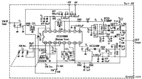 AM_receiver_front_end_with_AM_FM_IF_amplifier_detector_circuit