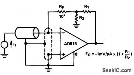 Picoampere_to_voltage_converter_with_gain